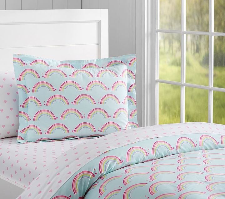 Pottery Barn Kids Rainbow Duvet Cover