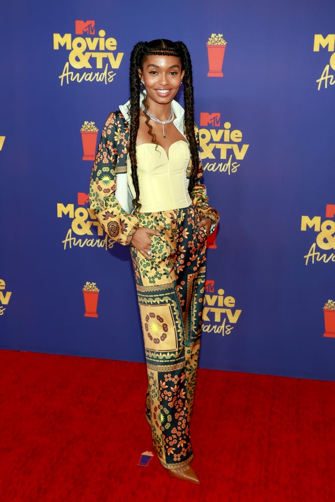 Yara Shahidi's Adidas Originals Tracksuit at the MTV Awards