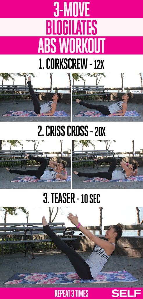 No-Equipment Ab Workout | POPSUGAR Fitness Photo 5