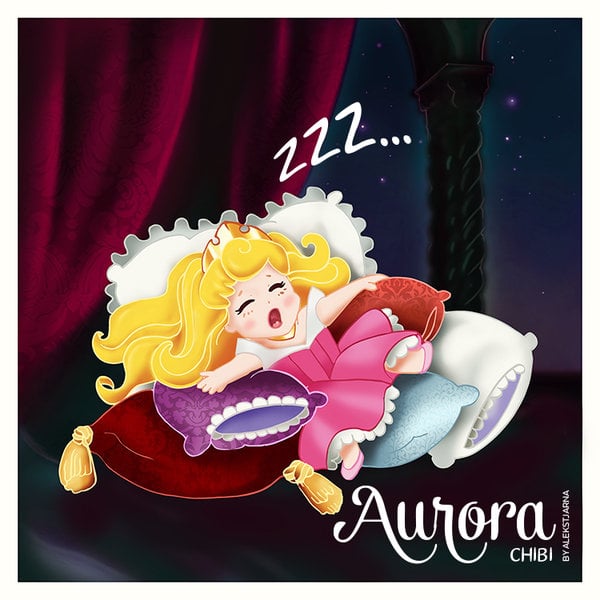 Disney Aurora Chibi The Most Adorable Disney Princess Illustrations We Ve Ever Seen Popsugar Tech Photo 3