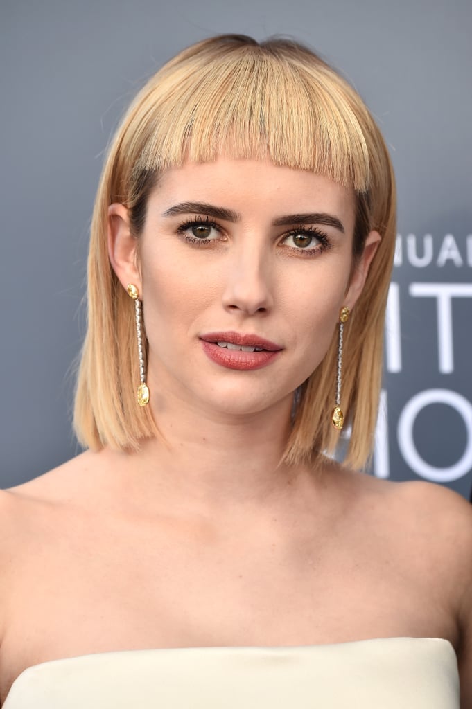 Emma Roberts Hair at the 2018 Critics' Choice Awards