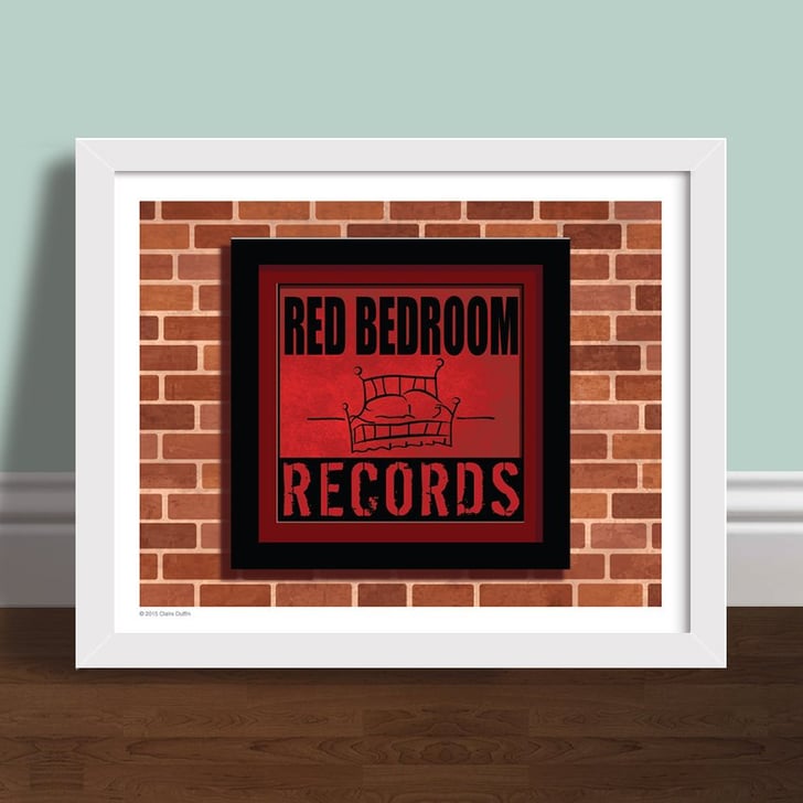 Red Bedroom Records Poster Print | Gifts For One Tree Hill Fans ...