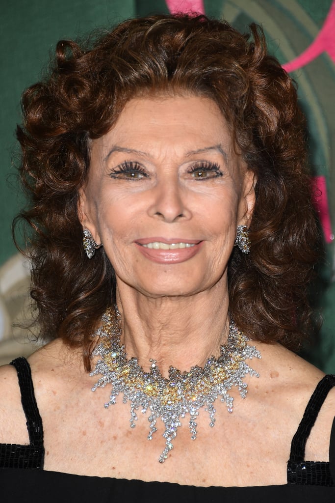 Sophia Loren at The Green Carpet Fashion Awards 2019