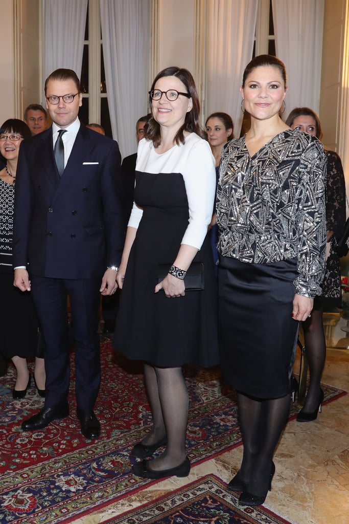 Crown Princess Victoria Daisy Grace Sequin Top December 2016