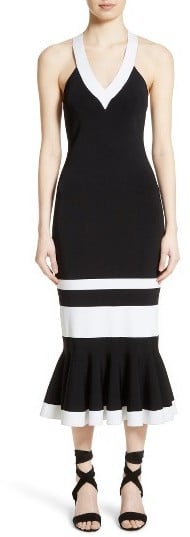 Jonathan Simkhai Stripe Trumpet Dress