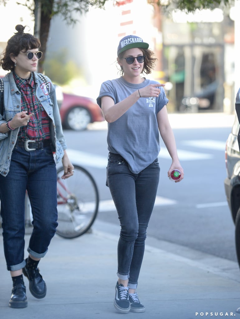 Kristen Stewart With Mystery Woman March 2016