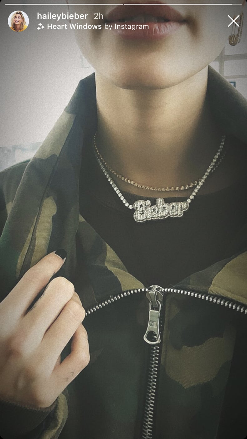 Hailey's Bieber Nameplate Necklace