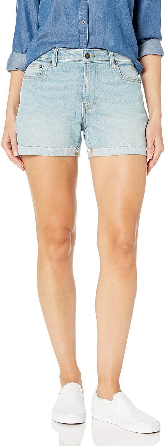 Goodthreads Women's Standard Denim Turn-Cuff Short