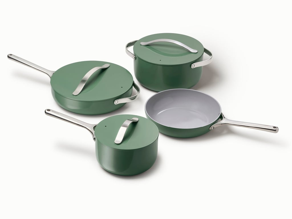 Caraway Cookware and Cabinet Organizer Set