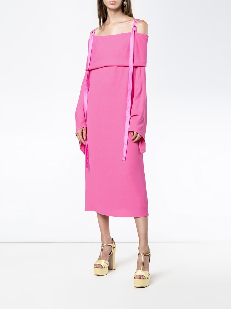 Sies Marjan Off-Shoulder Long Sleeve Dress