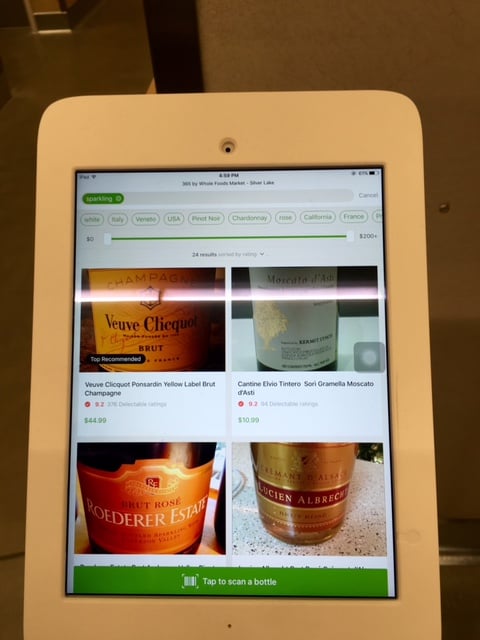 An In-Store Delectable App For Selecting the Right Booze