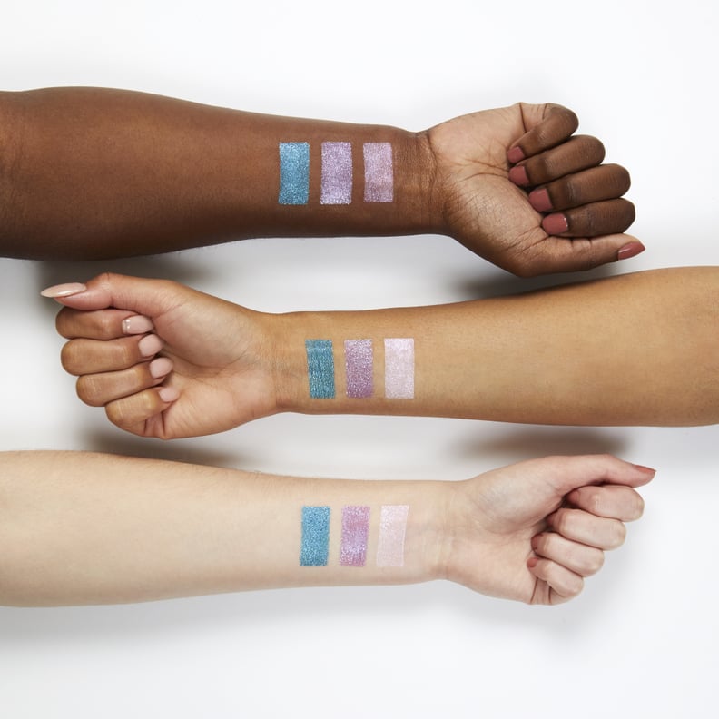 Swatches of the Super Shock Shadows From the Amanda Steele x ColourPop Collection