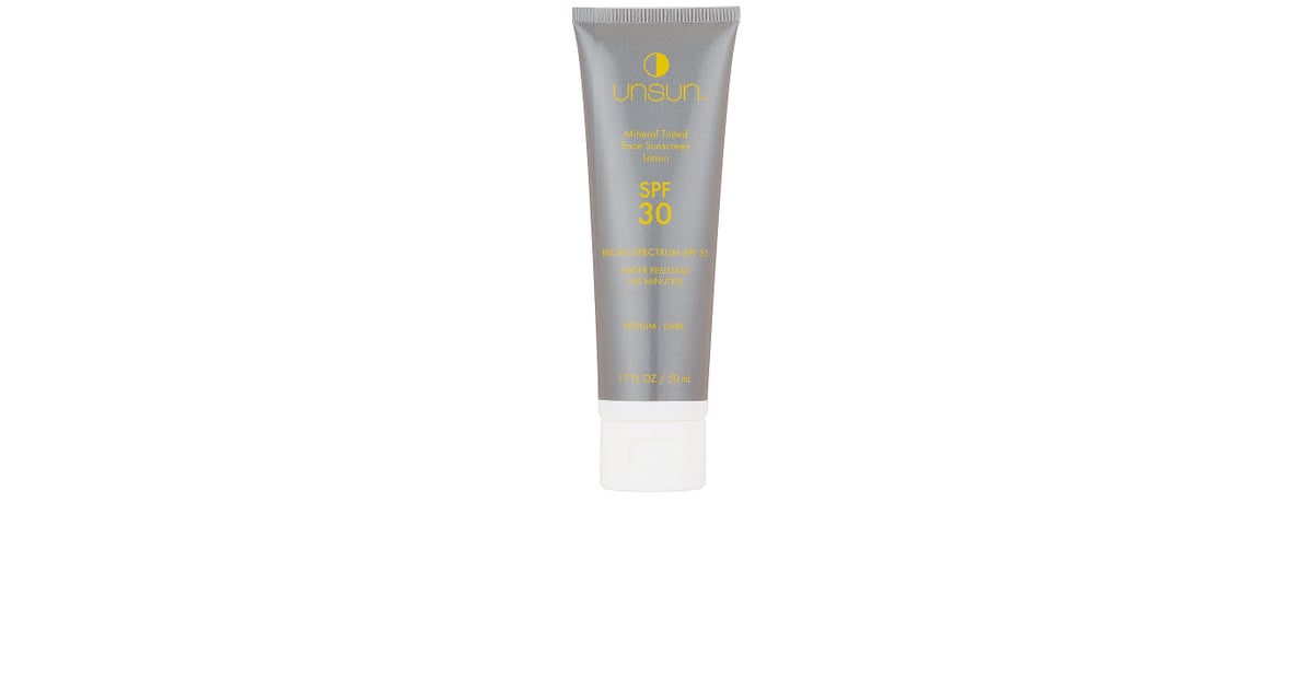UnSun Cosmetics Mineral Tinted Face Sunscreen SPF 30 BlackOwned Wellness Brands POPSUGAR