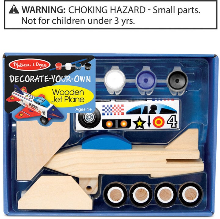 Decorate Your Own Wooden Jet Plane Gifts For Kids Who Love