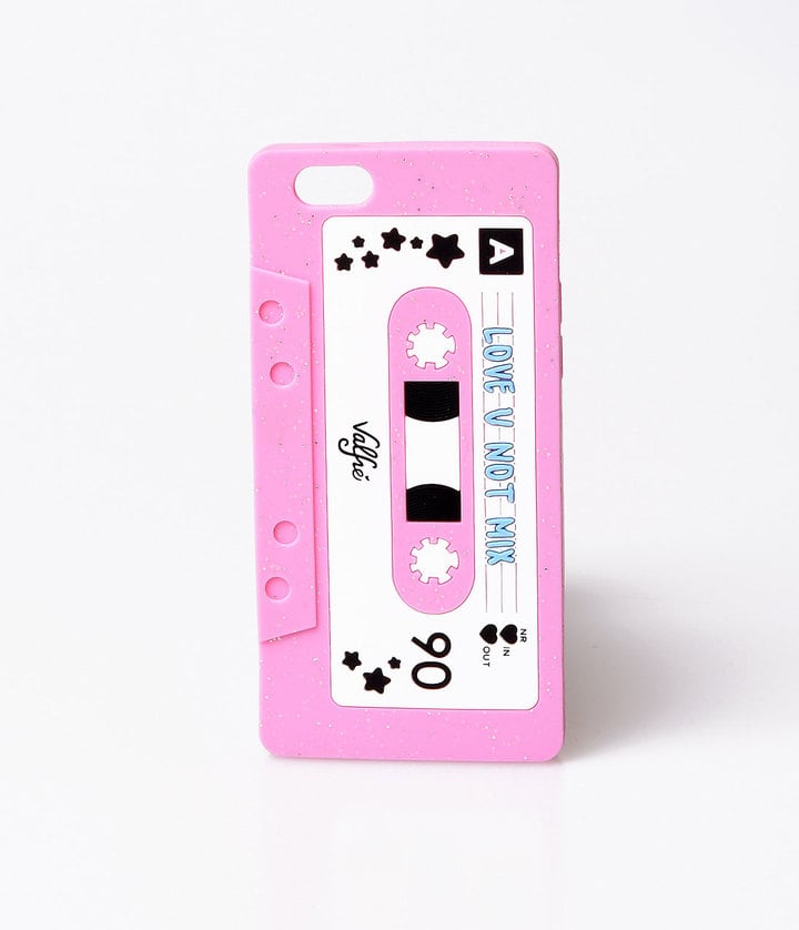 Valfre Pink Glitter Cassette Mix Tape iPhone 6/6S Case