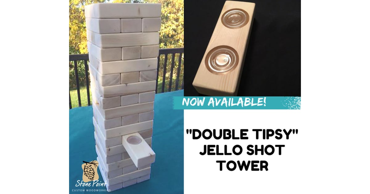 Double Tipsy Jello Shot Tower Backyard Drinking Games to Buy