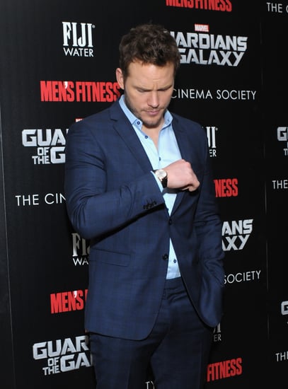 Chris Pratt Looking at His Watch on the Red Carpet | Picture