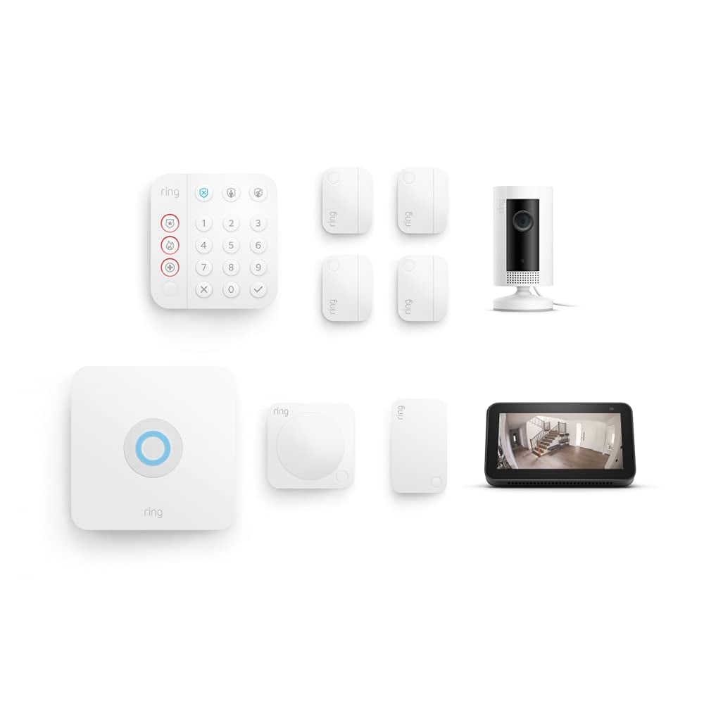 A Smart Security Bundle: Ring Alarm 8-Piece Kit with Ring Indoor Cam and Echo Show 5