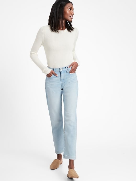 Banana Republic High-Rise Straight Jeans