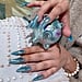 Lady Gaga's Icy Blue Holiday Nail Polish