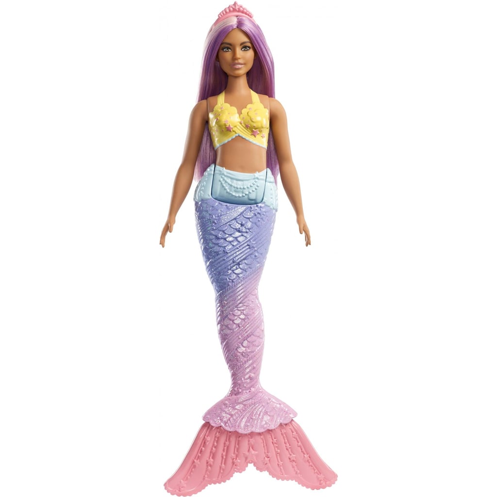 Barbie Dreamtopia Mermaid Doll With Long Purple Streaked Hair