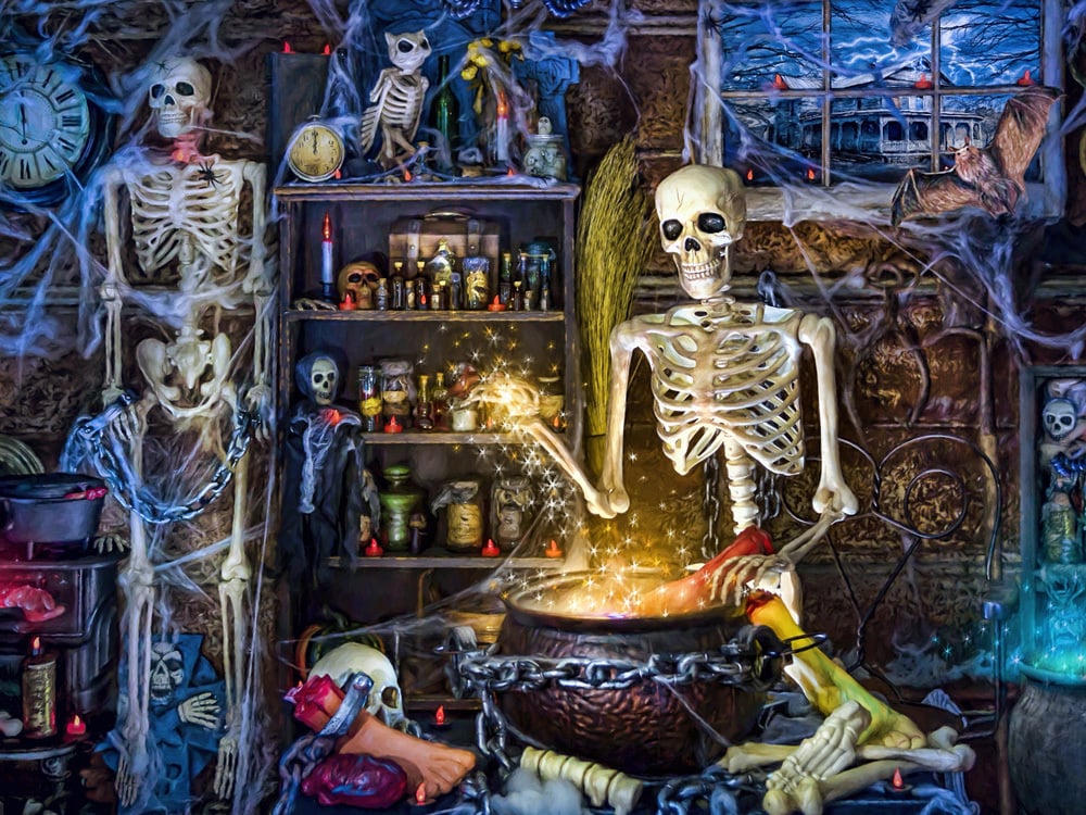 Skeleton's Stew 550-Piece Jigsaw Puzzle