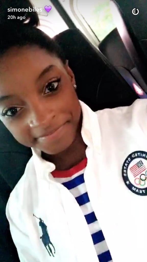 Simone Couldn't Help But Share a Snap of Her Wrinkle-Free Look