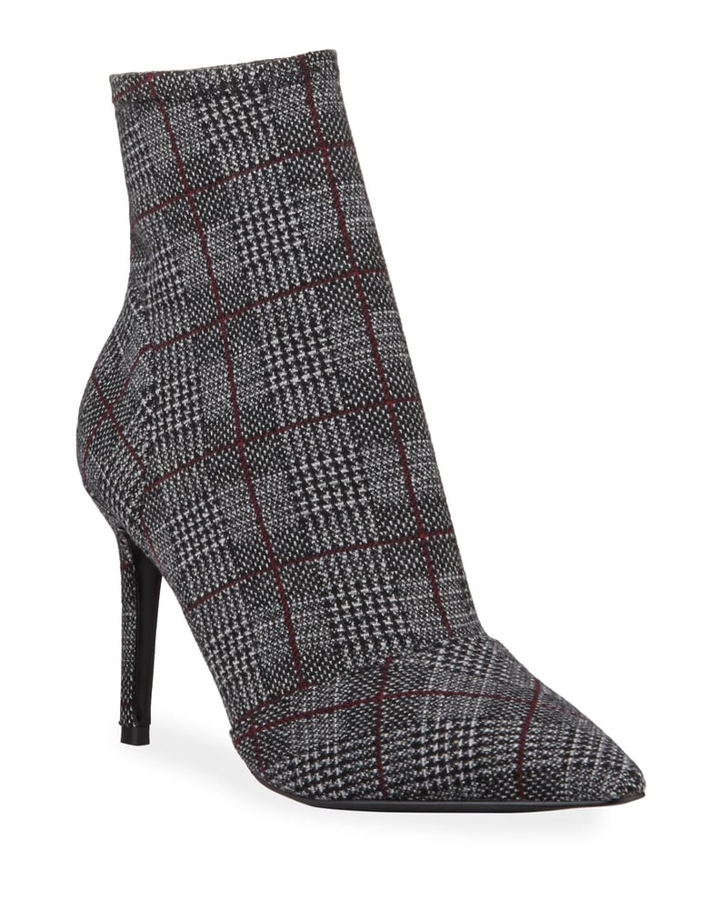 Charles by Charles David Venus Stretch Plaid Ankle Booties