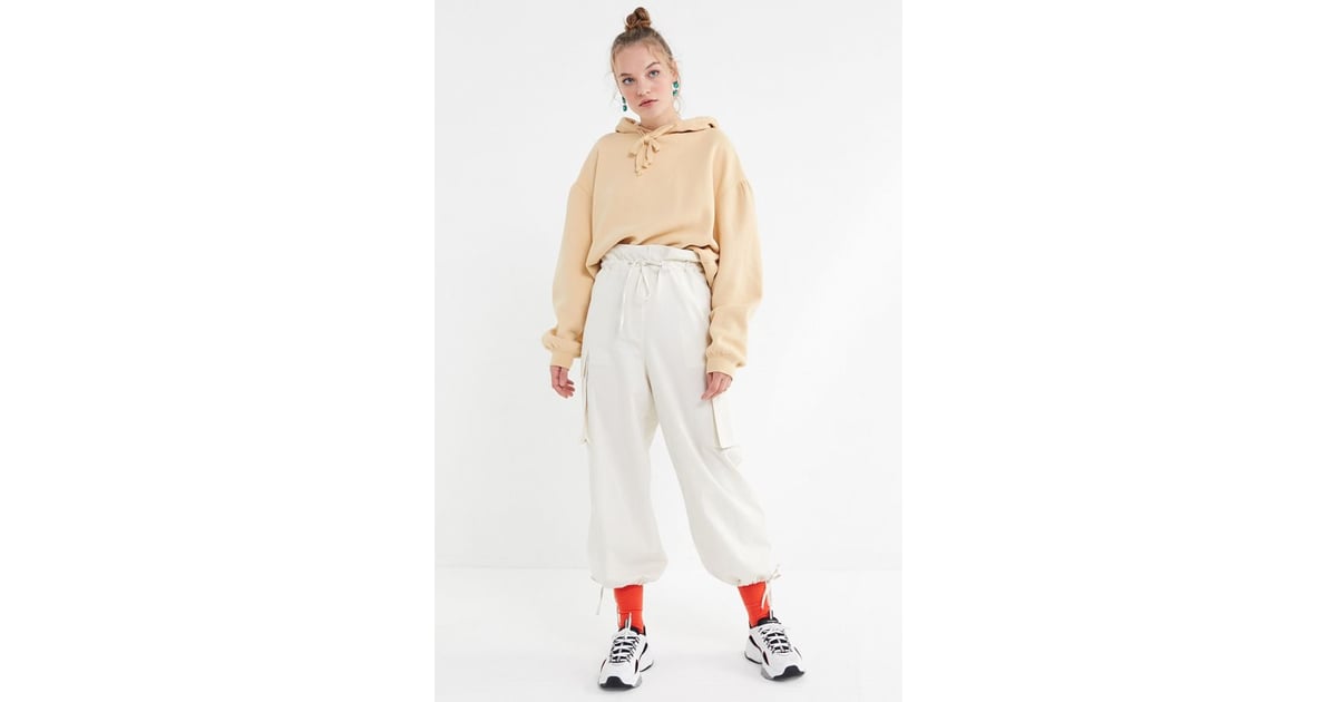 uo geo print corduroy cargo pant