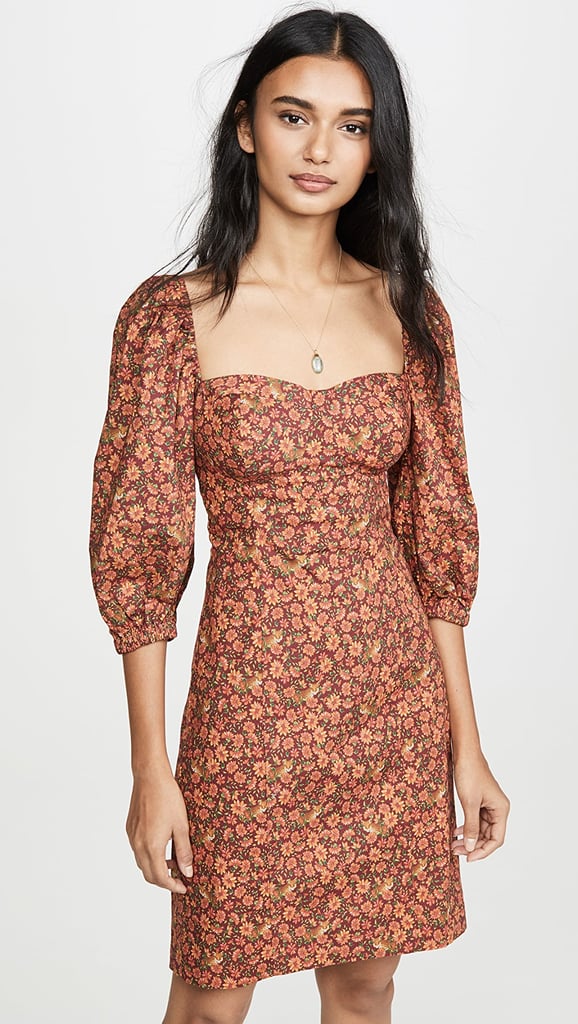 FARM Rio Leopard Garden Mini Dress