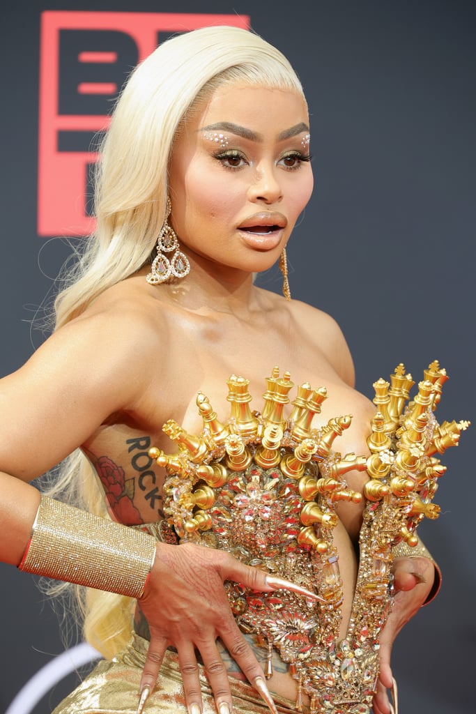 Celebrity Chrome Manicures at the 2022 BET Awards