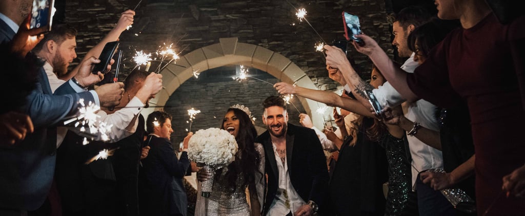 This Vineyard Wedding Brings the Drama, and We Can't Stop Staring at the Bride's Jaw-Dropping Dress