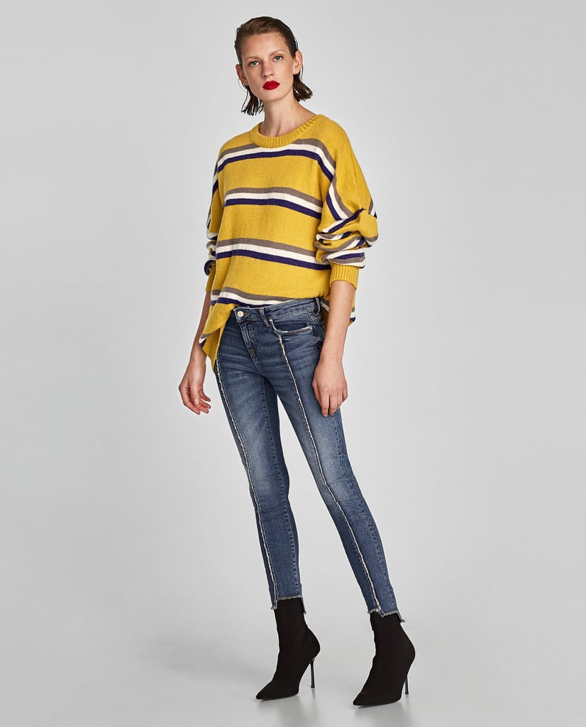 Zara Skinny Jeans With Frayed Seams Most Flattering Trends For 2018