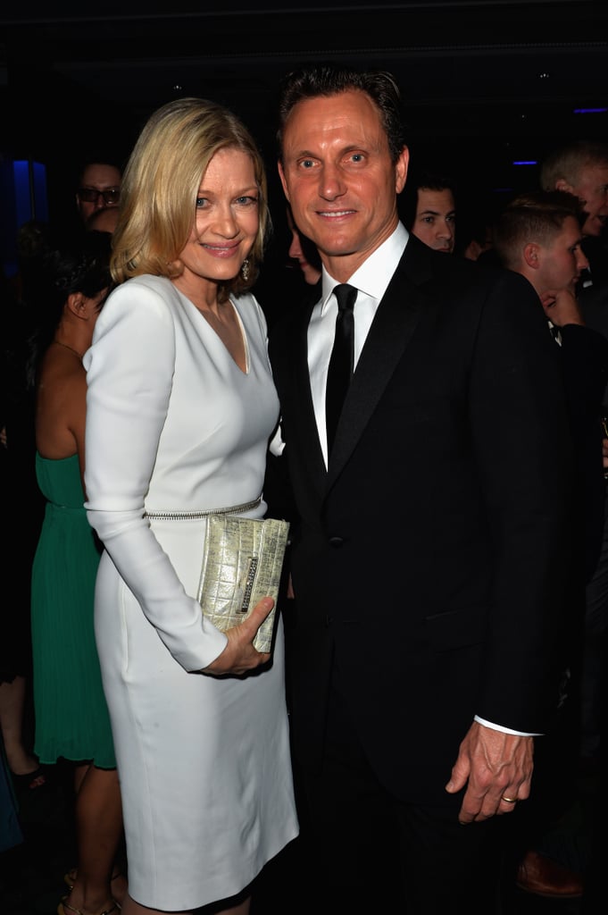 Diane Sawyer shared a moment with Tony Goldwyn.