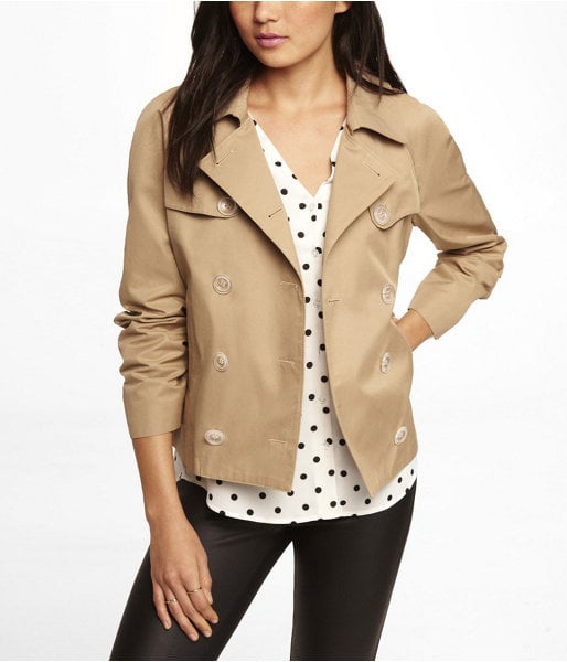 Express Cropped Trench Coat