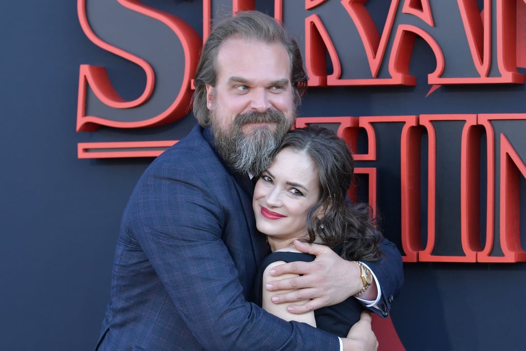 David Harbour and Winona Ryder Friendship Pictures