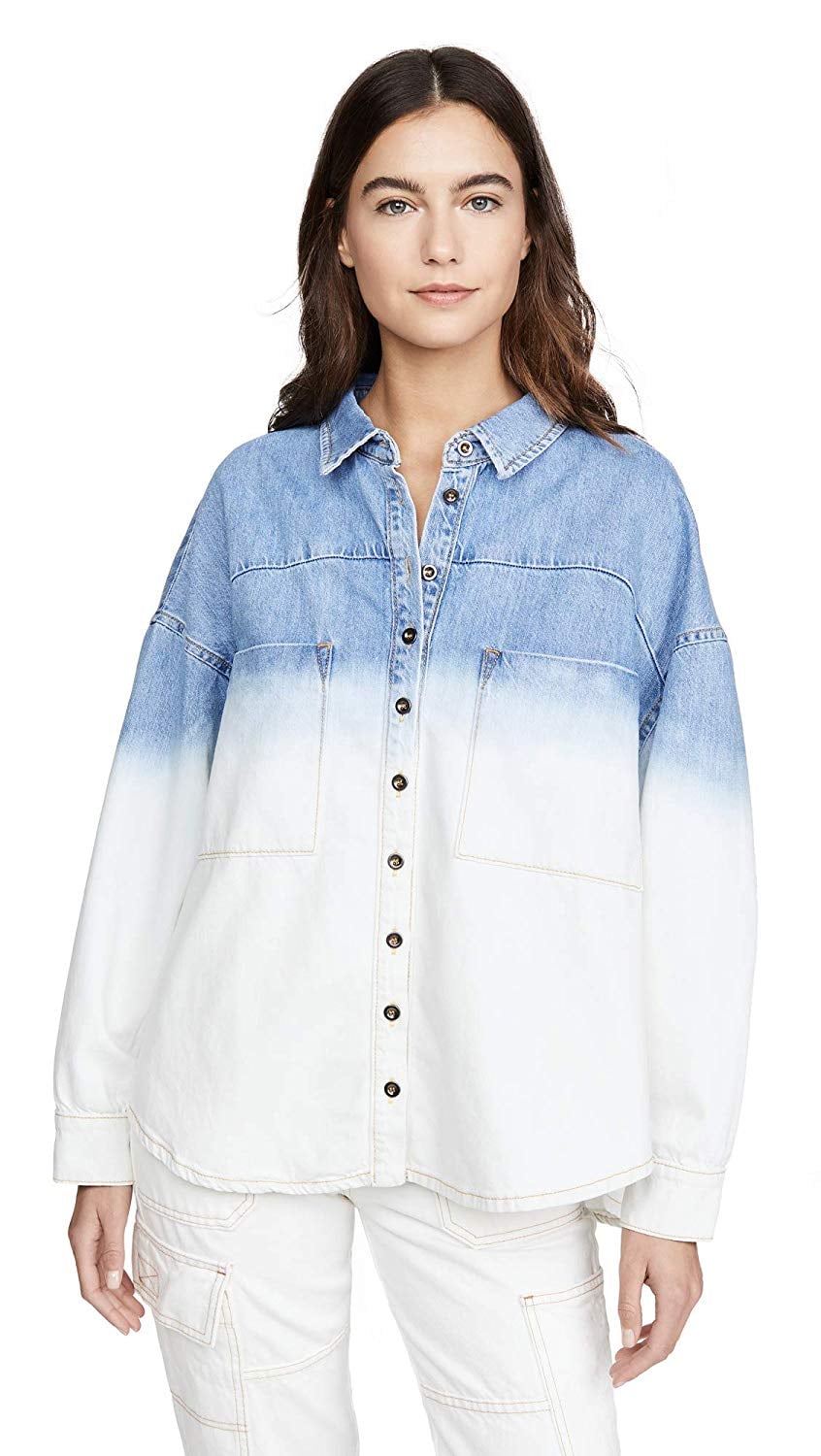 One Teaspoon Women S Dip Dye Daria Shirt Bella Hadid Will