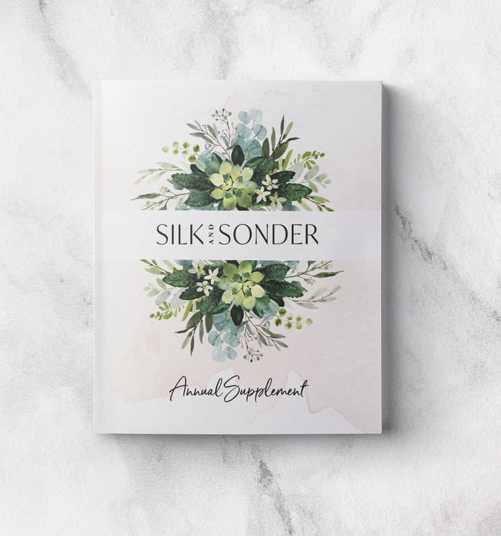 Silk + Sonder Annual Supplement Silk and Sonder Wellness Planner
