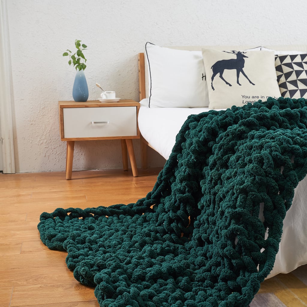 Modenna Chunky Knit Blanket Handmade Soft Warm Throws