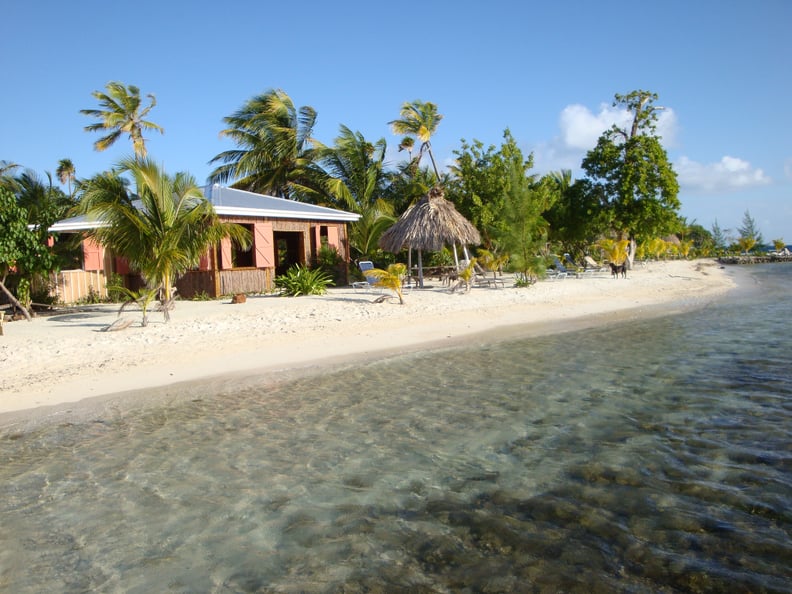 French Louie Caye on a Private Island in Southern Belize