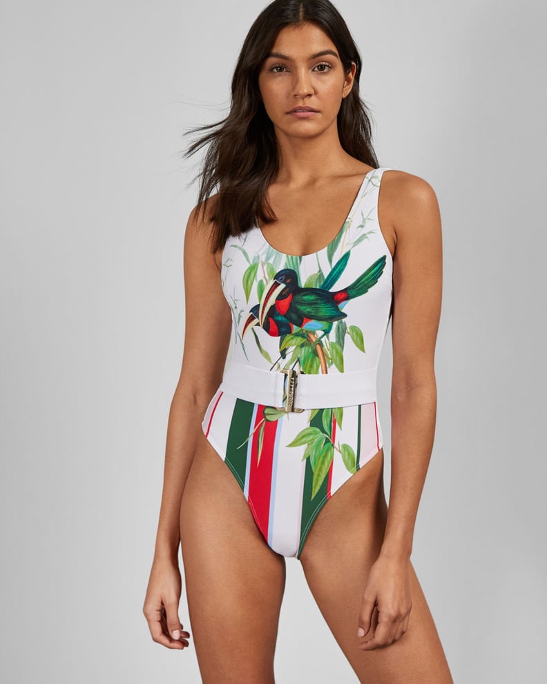 Ted Baker 
Analee Tutti Frutti Belted Swimsuit