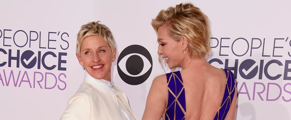 Ellen DeGeneres Portia de Rossi People's Choice Awards 2015