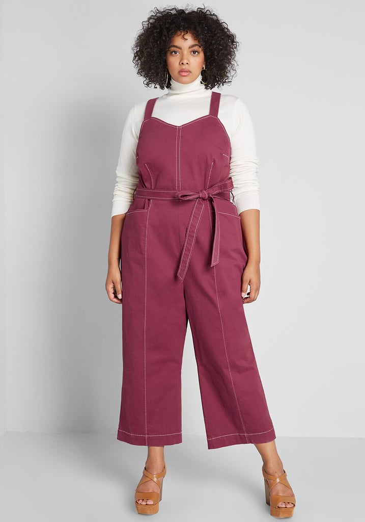 ModCloth A Solid Plan Cropped Jumpsuit