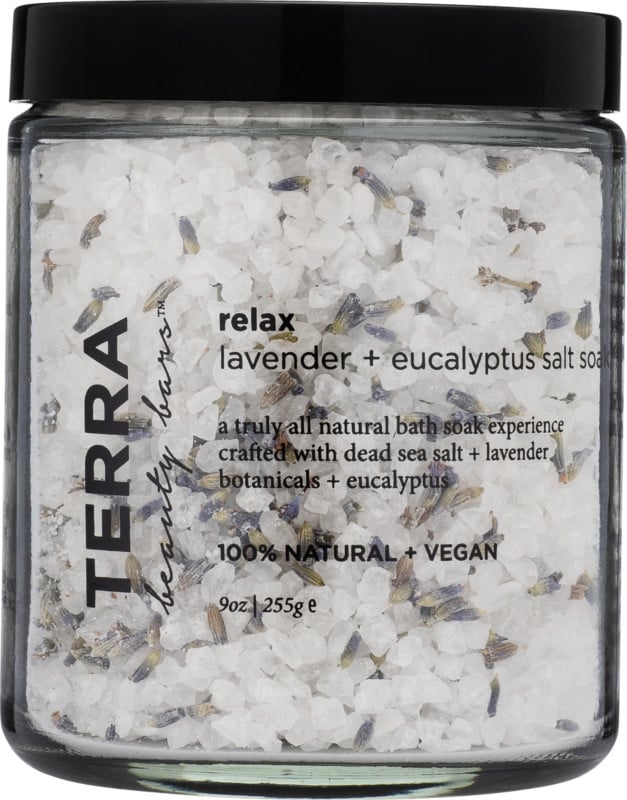 Terra Beauty Bars Relax Lavender + Eucalyptus Salt Soak
