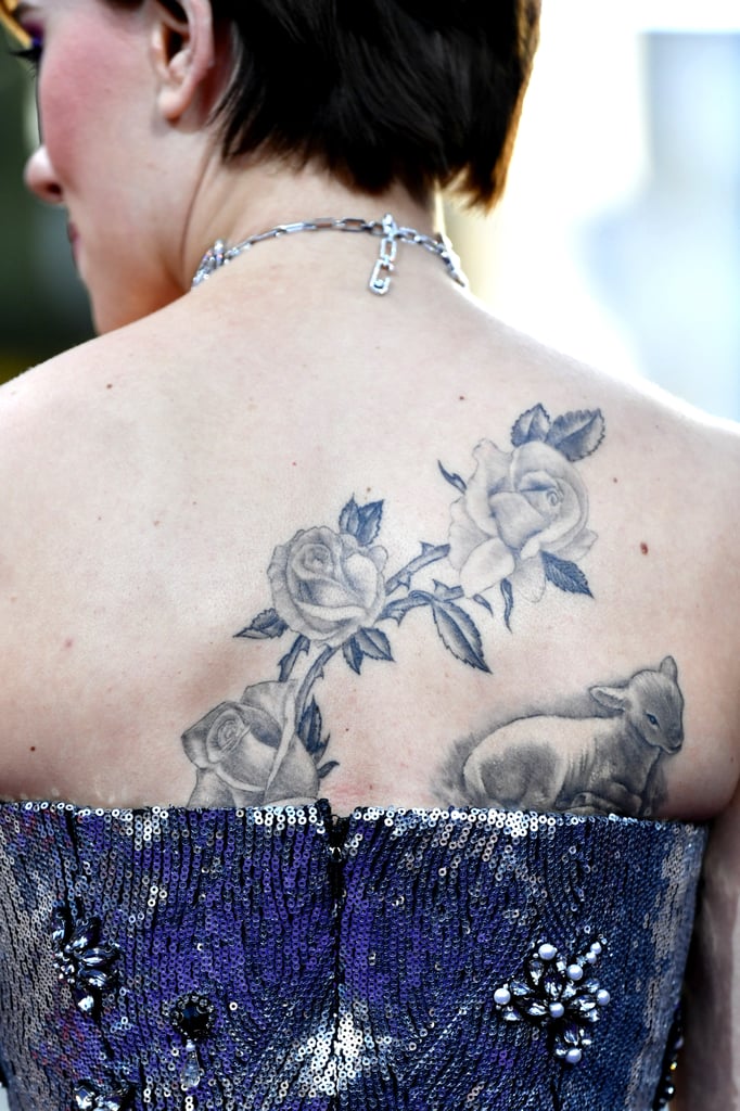 Scarlett Johansson's Back Tattoo