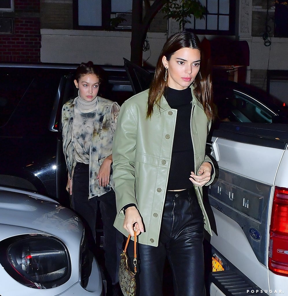 Gigi Hadid and Kendall Jenner at Carbone in NYC