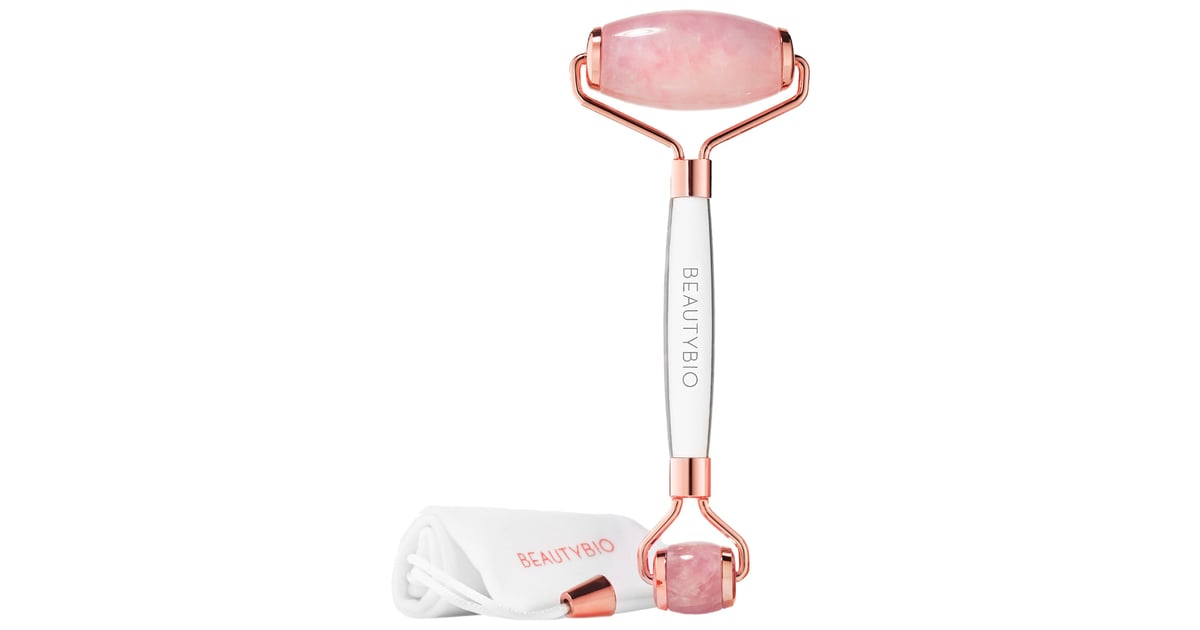 beautybio rose quartz roller