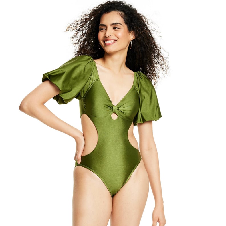 Fe Noel x Target Metallic Cutout One-Piece Swimsuit