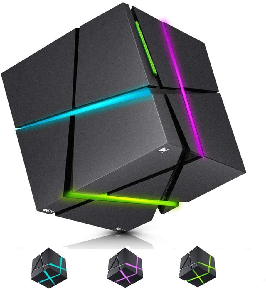 EtoBesy Bluetooth Speakers with Colorful LED Light