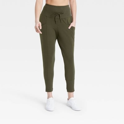 Comfortable Joggers: All in Motion High-Rise Ribbed Jogger Pants